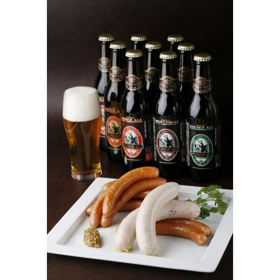 人気ビールランキング第4位「日本一ウインナー&金賞ビールA」