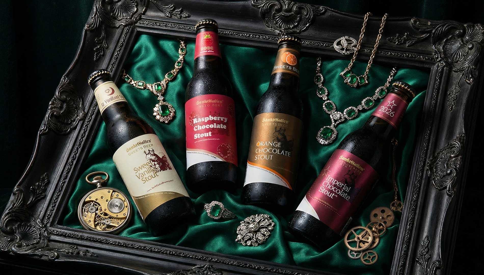 チョコレートビール4種を2026年1月9日より数量限定販売。2026年の新フレーバーはラズベリー