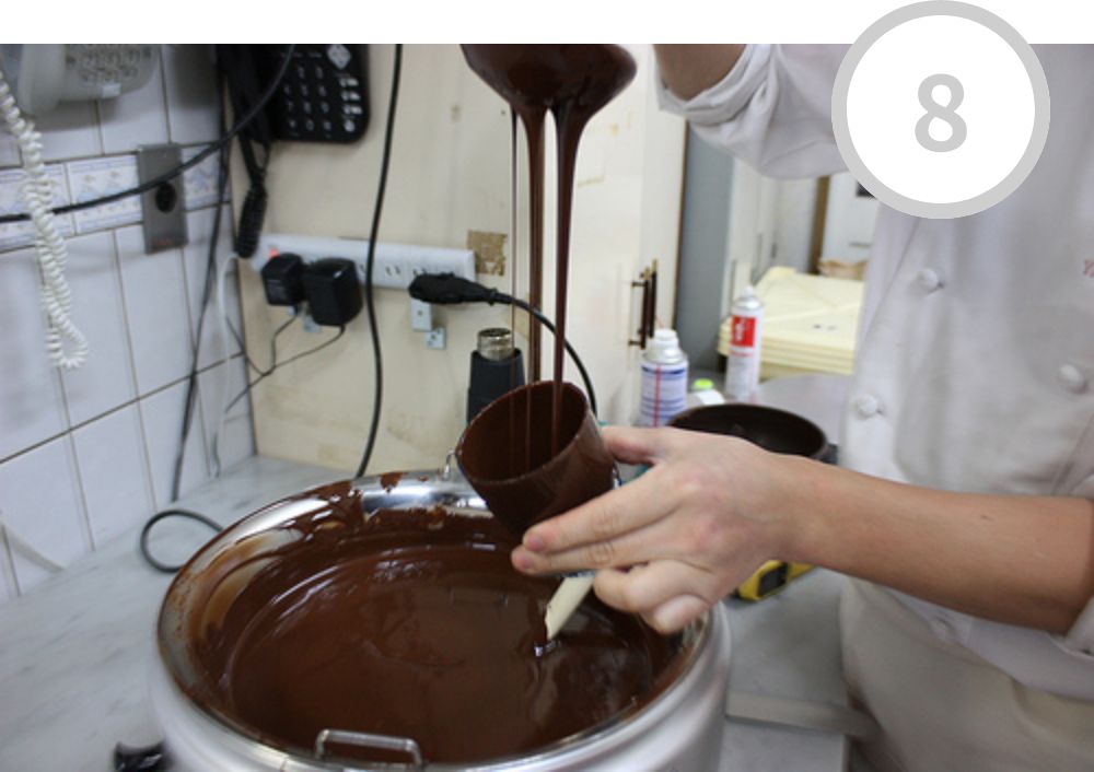 チョコレートグラスが出来るまで