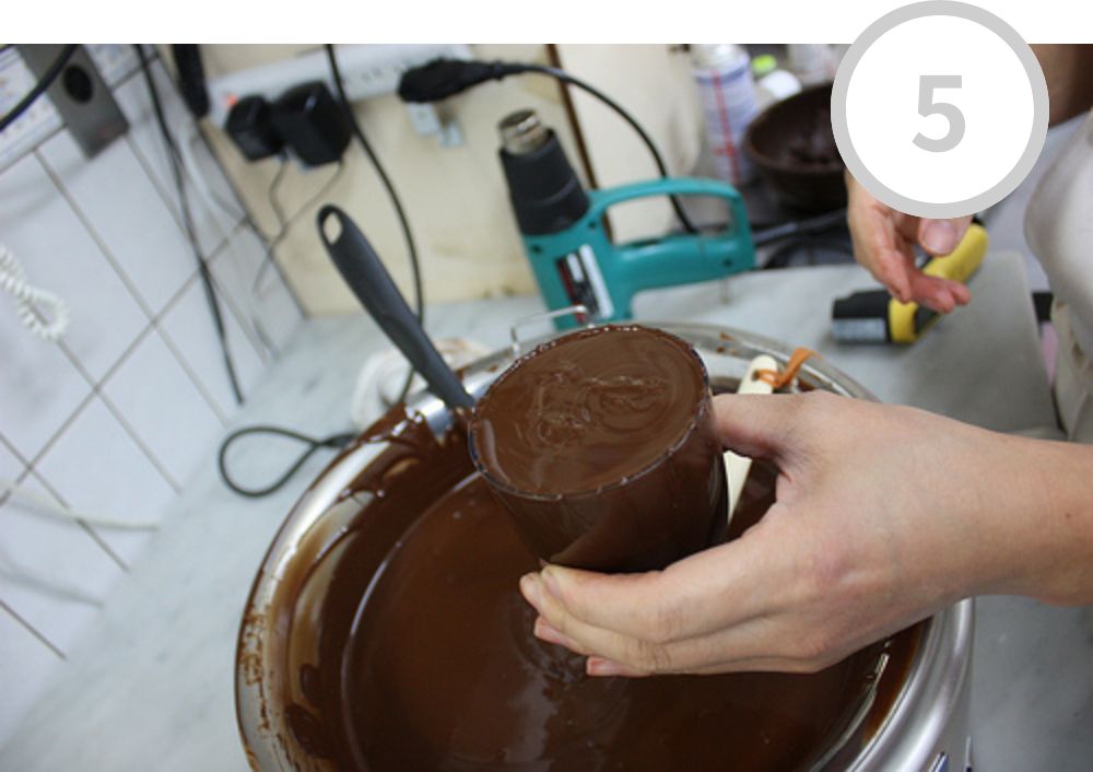 チョコレートグラスが出来るまで