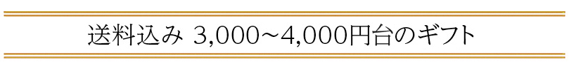 送料込み 3,000〜4,000円の「父の日ギフト」