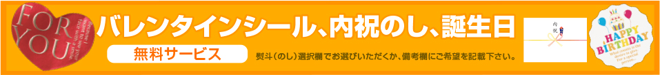 熨斗無料