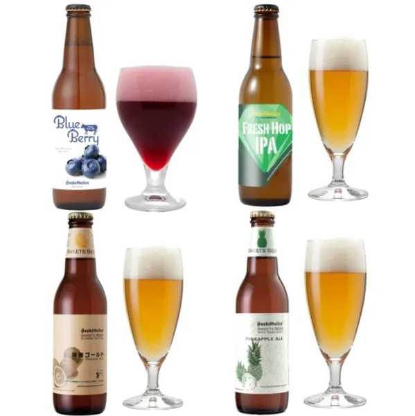 夏～晩夏クラフトビール4種飲み比べ